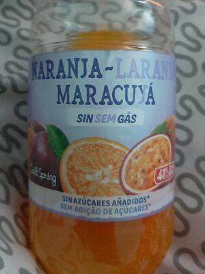 Zumo de naranja y maracuyá sin azúcares añadidos