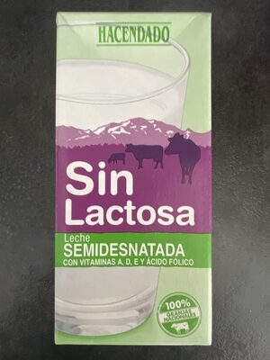 Leche semidesnatada sin lactosa