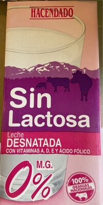 Leche sin lactosa