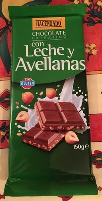 Chocolate con leche y avellanas