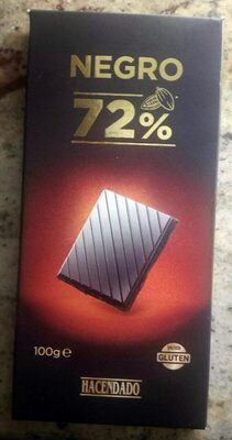 Chocolate negro 72%