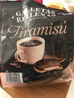 Galletas rellenas tiramisu