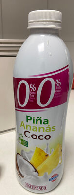Yogur bebible piña coco 0%