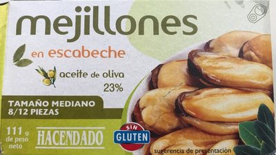 Mejillones en escabeche con aceite de oliva