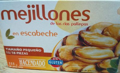 Mejillones en escabeche con aceite de girasol