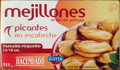 Mejillones picantes en escabeche