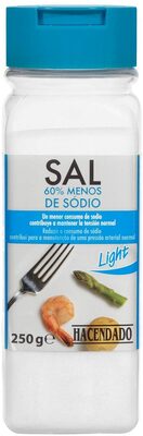 Sal 60% menos de sodio