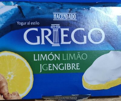 Yogurt Griego Limón y Jengibre