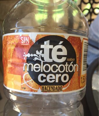 Té melocotón cero
