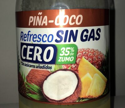 Refresco sin gas piña coco cero