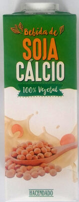 Bebida de soja con calcio