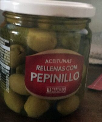 Aceitunas rellena con pepinillo