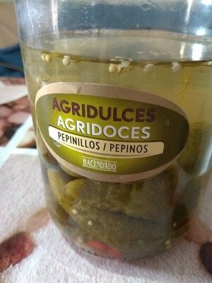 Pepinillos encurtidos agridulces