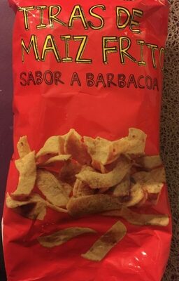 Tiras de maíz frito sabor barbacoa