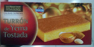Turrón de yema tostada
