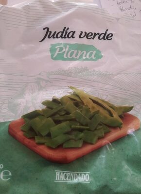 Judía verde plana