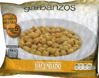 Garbanzos congelados