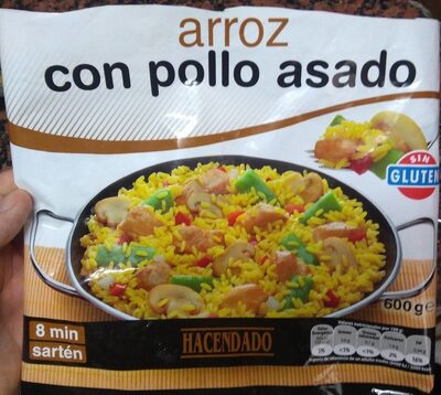 Arroz con pollo asado