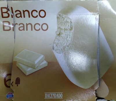 Helado blanco sabor vainilla
