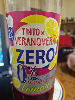 Tinto de verano 0% sabor limón