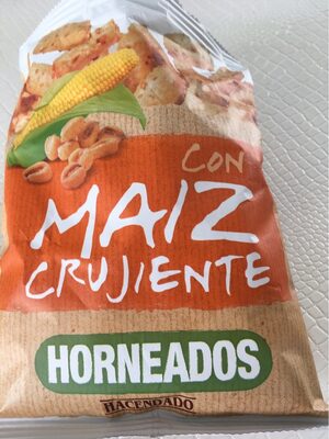 Panes con maiz crujiente