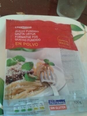 Queso fundido en polvo