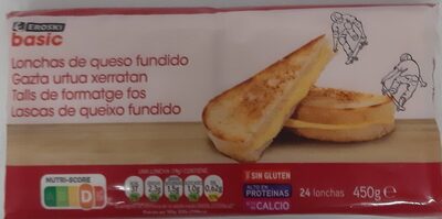 Lonchas de queso fundido