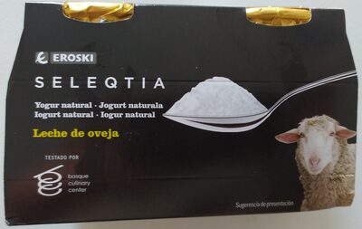 SeleQtia. Yogur natural. Leche de oveja