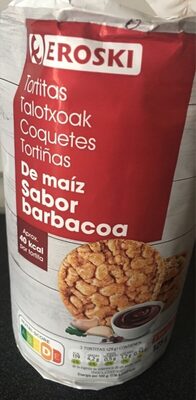 Tortitas de maiz sabor barbacoa