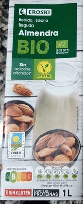 Bebida Almendra Bio