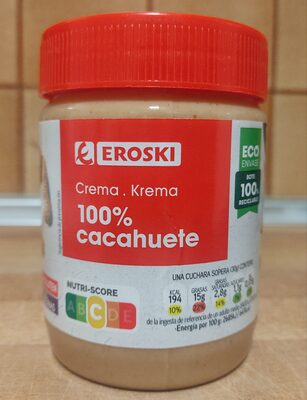 crema de cacahuete