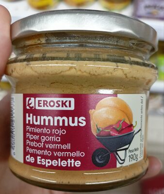Hummus de pimiento de Espelette