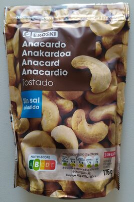 Anacardo Tostado Sin Sal