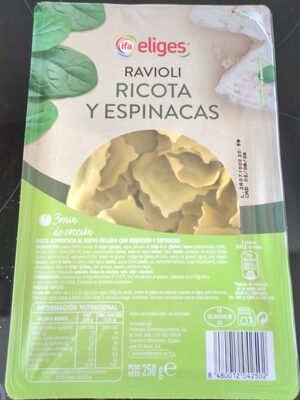 Ravioli de Ricota y Espinacas
