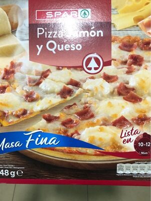 Pizza jamon y queso