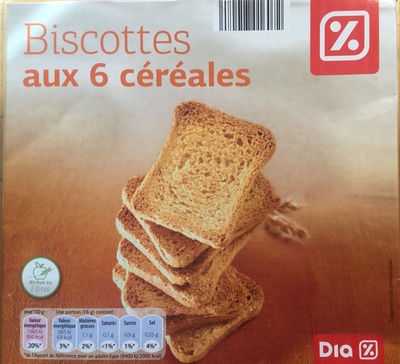 Biscottes aux 6 céréales