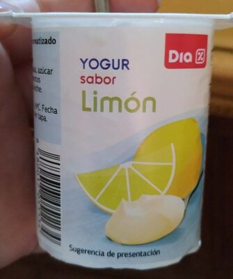 Yogur sabor limón