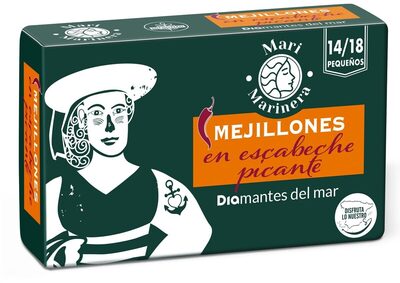 Mejillones en escabeche picante