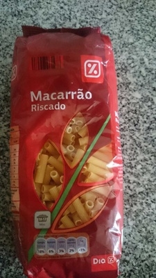 Macarrón rayado