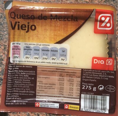 Queso de mezcla viejo