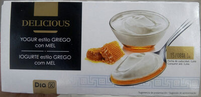 Yogur estilo Griego con Miel