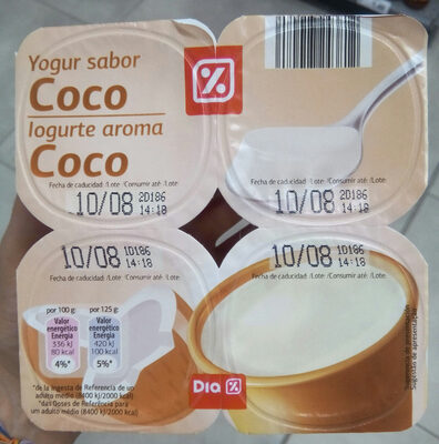Yogur sabor Coco