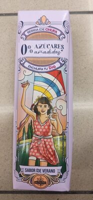 Horchata sin azúcar