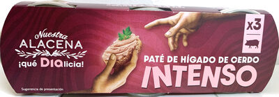 Paté de hígado de cerdo intenso