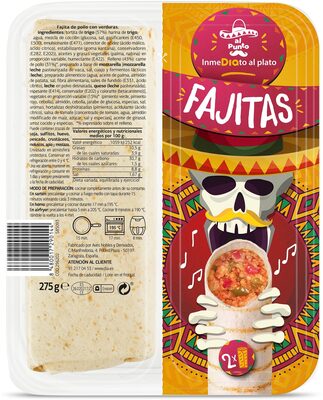 Fajitas Al Punto Dia bandeja 275 g