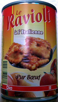 Le ravioli à l'Italienne pur bœuf