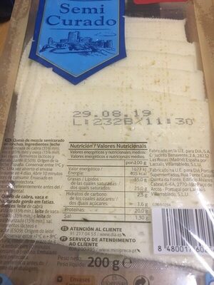 Semi Curado Queso
