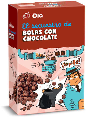 Bolas con chocolate