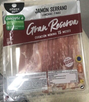 Jamon serrano gran reserva