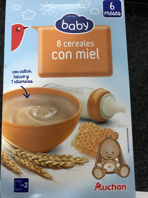 Papilla 8 cereales con miel
